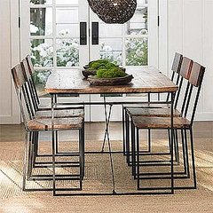 Steal of the Day: Railroad Tie Dining Table and Chairs
