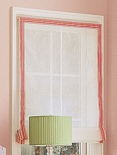 Steal of the Day: Grosgrain-Ribbon Roman Shade