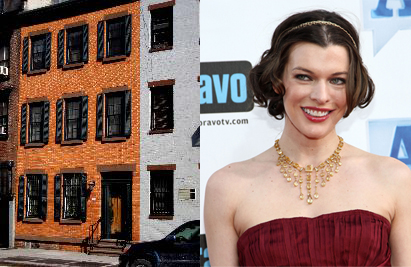 Milla Jovovich Hawks Her West Village Townhouse Milla Jovovich Hawks Her West Village Townhouse