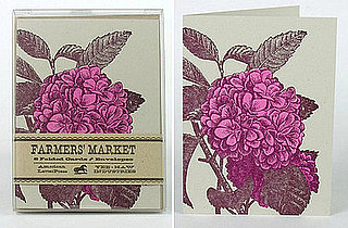 The Card Shop: Hydrangea Letterpress Notecards