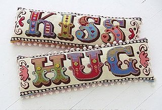 Etsy Find: Hug Kiss Needlepoint Kit