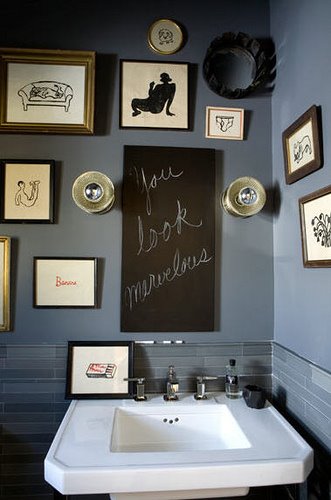 Love It or Hate It? A Chalkboard as a Mirror Alternative