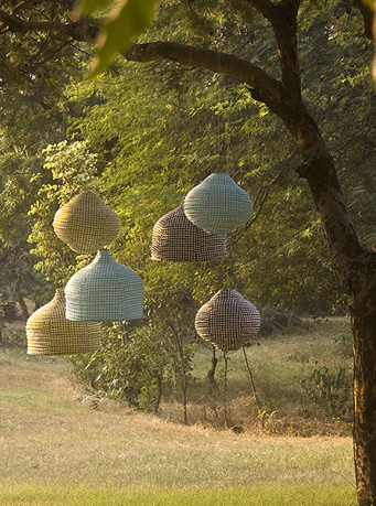 Nice and New: India Rose Fabric Lanterns