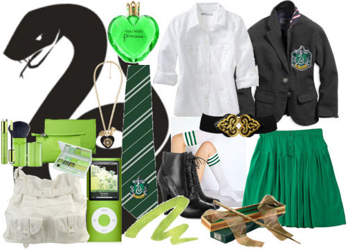 Harry Potter: Slytherin Polyvore Set