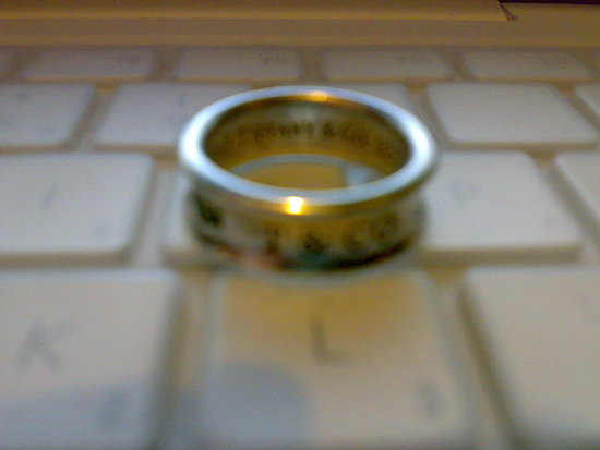 I love my Tiffany 1837 Silver Ring