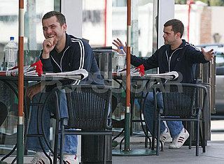 Pacey Chills in LA, Presumably There to Visit Old Friend and Aspiring Filmmaker Dawson Leery