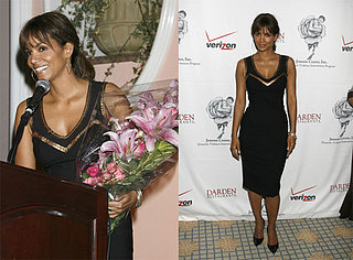 Halle's Helping Raise Awareness Vs Domestic Violence