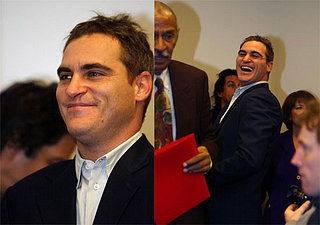 Joaquin Supports Non-Violence (Off the Big Screen)