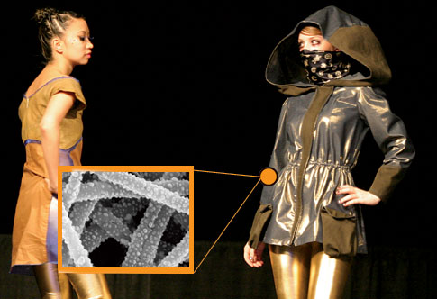 Potent new “nanofabrics” repel germs to keep you healthy