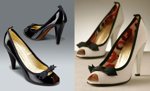 The Look for Less: Marc by Marc Jacobs Patent Bow Pumps