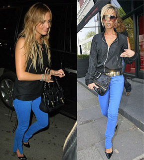 Who Wore It Better? Electric Blue Jeans