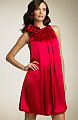 The Look For Less: ABS Charmeuse Red Dress