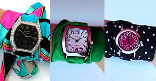 Fabworthy: Jacqui Chazen Silk Watches 