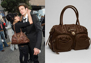 Found! Amy Winehouse's Brown Leather Bag 