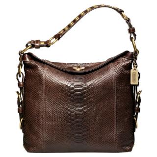 The Bag To Have: Coach Camilla Printed Python Hobo 