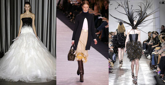Trend Alert: Special Runway Edition! Plumage 
