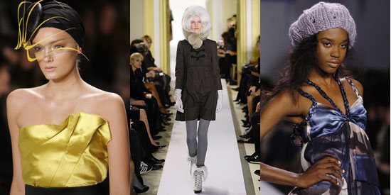 Trend Alert - Special Runway Edition! Mad Hats