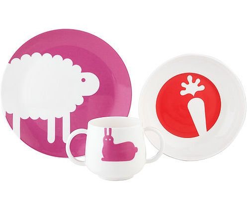 Simply Fab: Kate Spade Pippin Park Three Piece Feeding Set Simply Fab: Kate Spade Pippin Park Three Piece Feeding Set