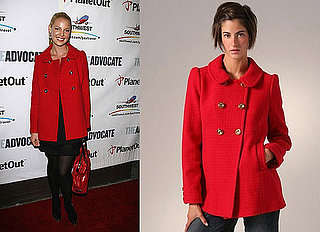 Found! Katherine Heigl's Red Pea Coat 