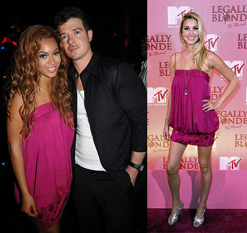 Who Wore It Better? Catherine Malandrino Fuchsia Blouson Dress 