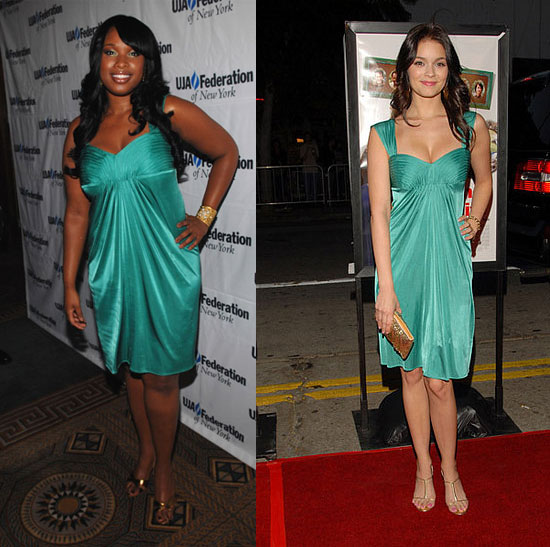 Who Wore It Better? BCBG Green Drape Sheath Dress Who Wore It Better? BCBG Green Drape Sheath Dress