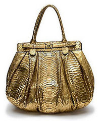 Zagliani Metallic Python Handbag: Love It or Hate It? Zagliani Metallic Python Handbag: Love It or Hate It?