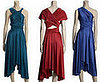 Simply Fab: Calypso Satin Convertible Wrap Dress 