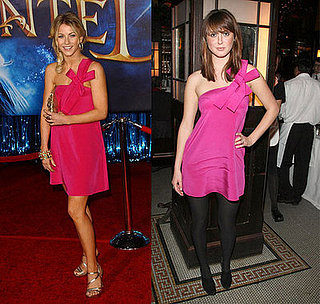 Who Wore It Better? Jay Godfrey Fuchsia Bow Dress 