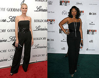 Who Wore It Better? Michael Kors Black Strapless Jumpsuit 