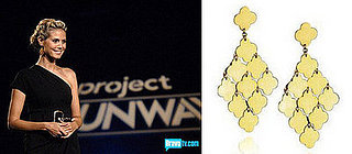 Found! Heidi Klum's Clover Earrings on Project Runway