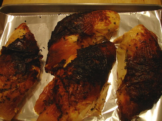 Turkey breasts. Oh my god they were good.
