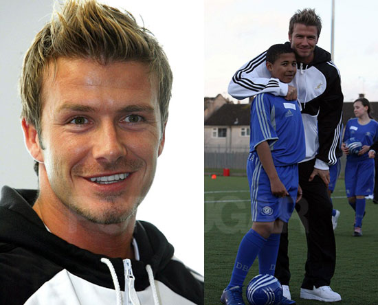 David Beckham Hits the Web