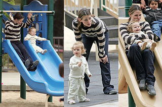 Jen and Violet Slip Sliding Away