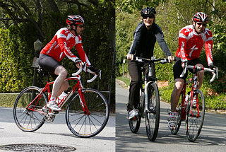 Patrick Sticks to His Signature Red Spandex