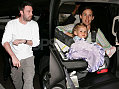 The Affleck Family Returns Home