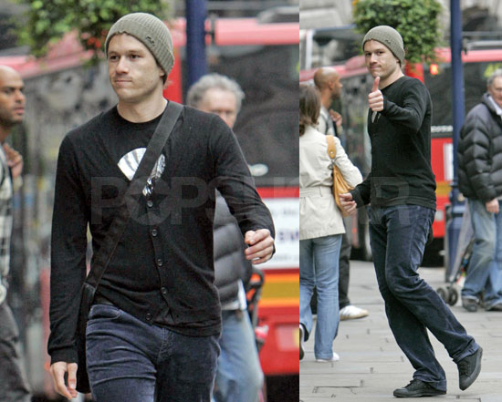 Heath Takes Miss Matilda for a Stroll