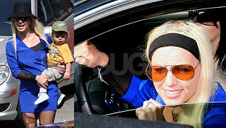 Britney's Fake Hair Now Actually Attached To Her Head