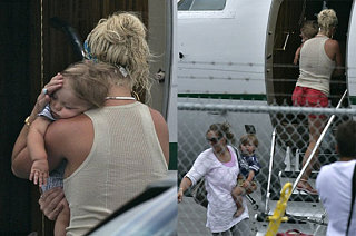 Britney and The Boys Leave Hawaii