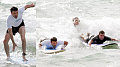 It's Surfs Up On Father's Day For Matt & Ben