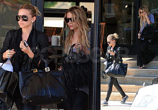MK & Ashley Coordinate Big Black Bags
