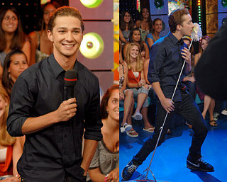 Shia Puckers Up On TRL