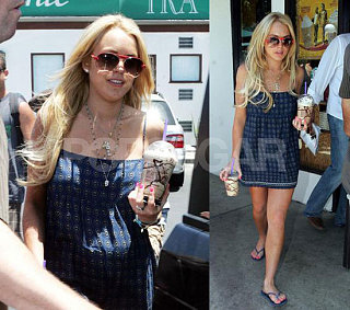 Lindsay Is 21 And Wearing, But Not Looking Blue