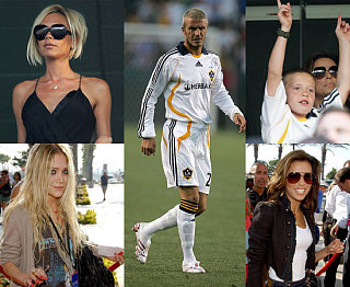 A Galaxy Of Fans Show Their Beckham Pride