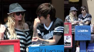 Ashlee & Pete Are Going Strong in Stripes