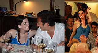 Anne Hathaway Karaokes in Capri!