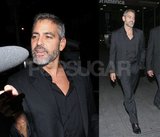 George Clooney Has Boys Night Out At Nobu