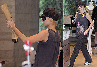 Paris Hilton Goes Leg & Underwear Shopping
