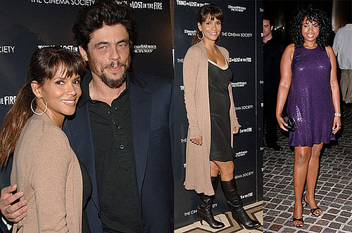 Halle Shows off her Baby Bump with Dream Costar