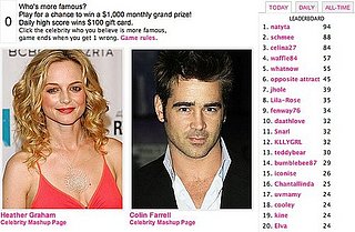 Play Celebrity Faceoff, Win $1000! 