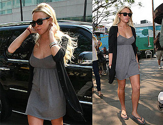 Lindsay Followed By Cameras, But Not Dina's...Yet